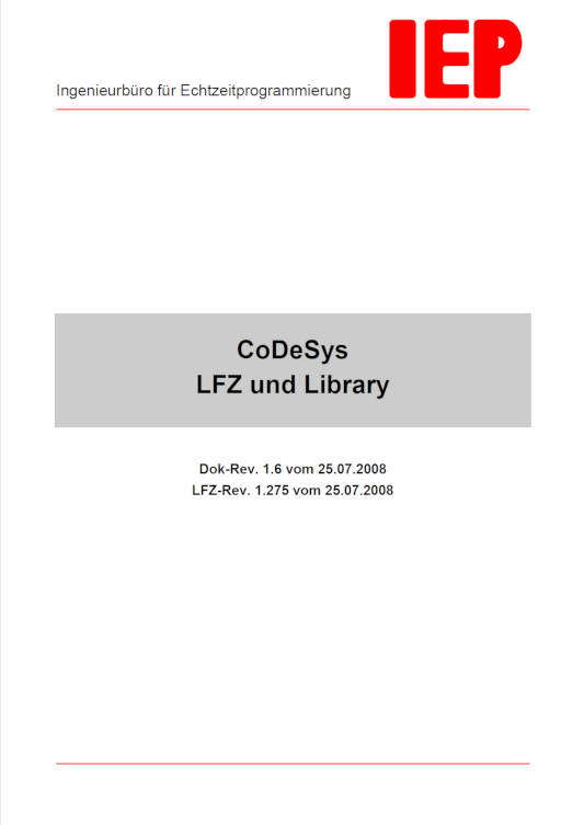 CoDeSys Laufzeitsystem Handbuch