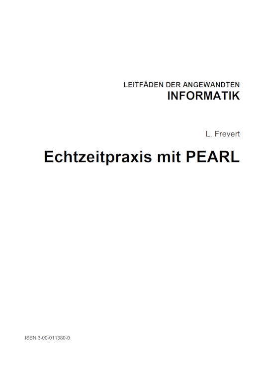 PEARL90 Lehrbuch